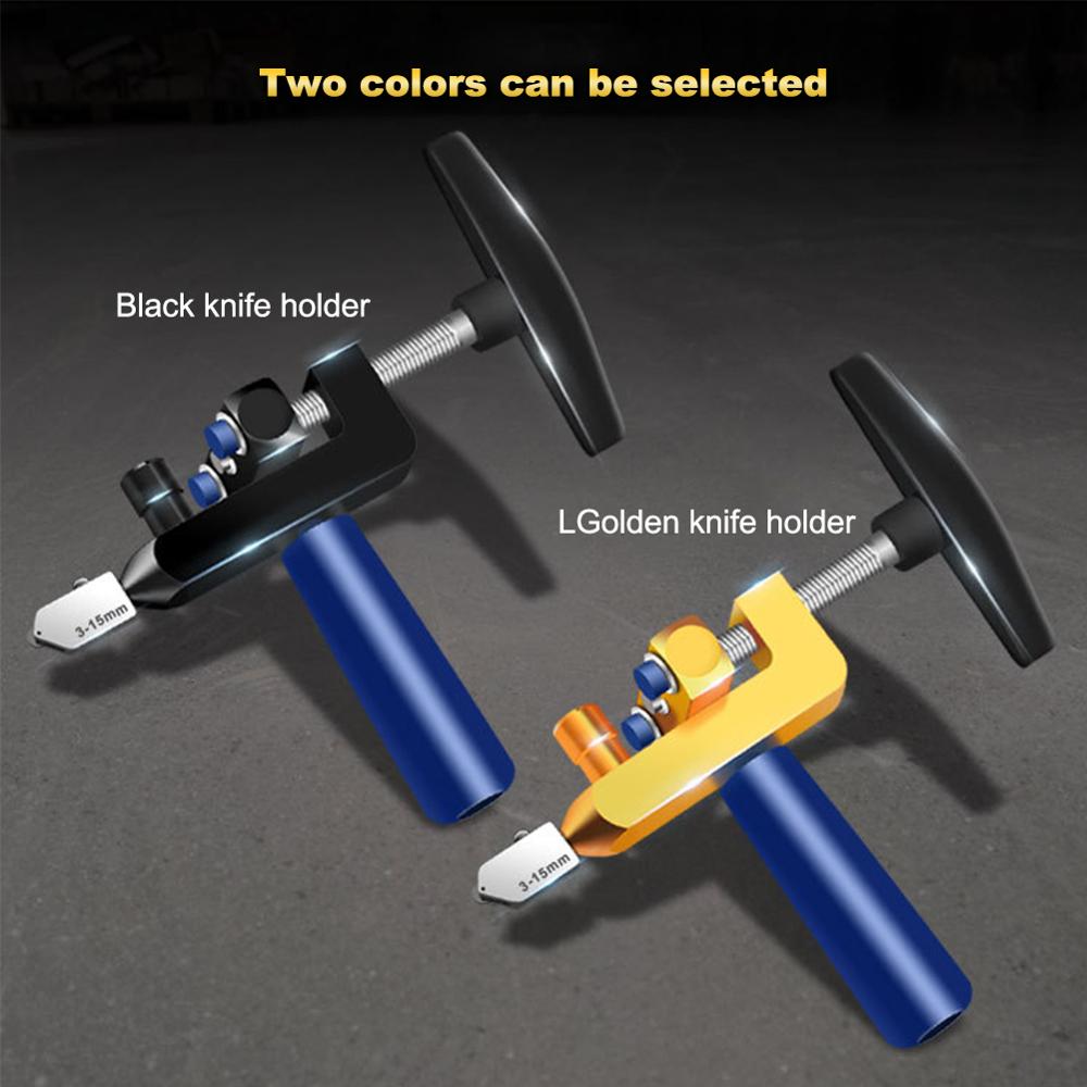 All-In-One Glass Cutter Hand-Held Tile Divider Tile Cutter Push Knife Glass Cutter