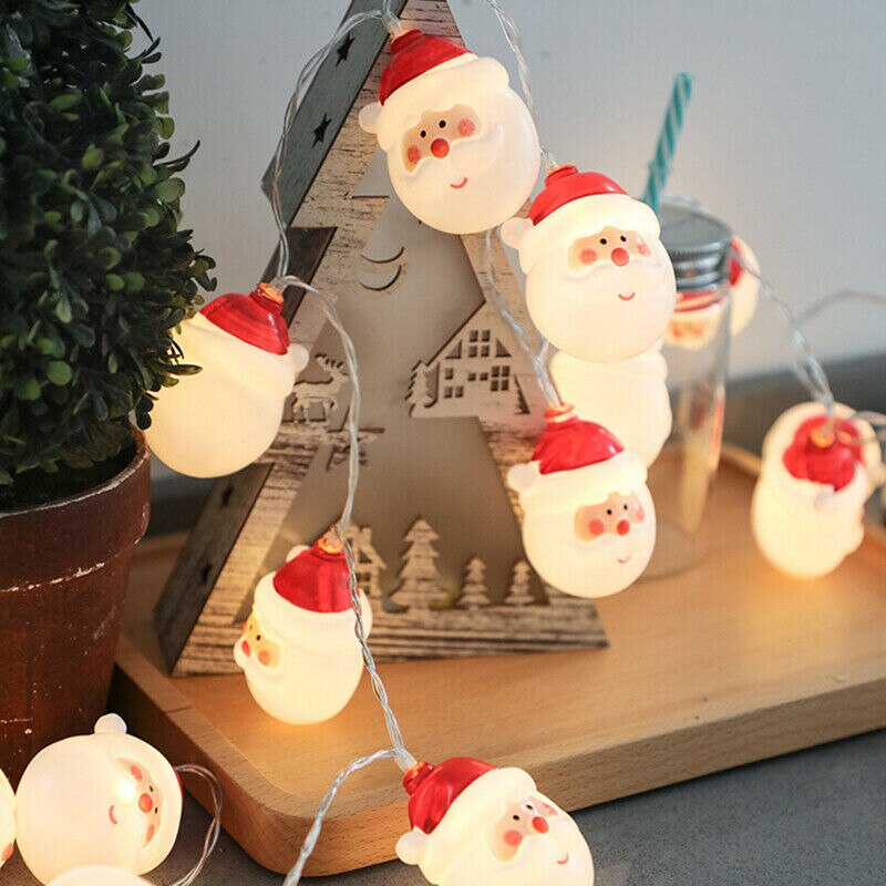 Fairy String Lights 10/20 LED Santa Claus USB/Batt... – Vicedeal