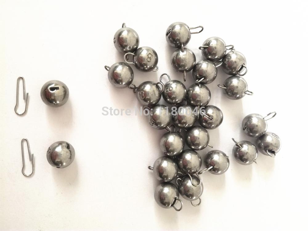 FANTU High Purity 97% Wolfram Cheburashka Fishing Sinkers 5pcs Tungsten Weight Cheburashka Plain Color