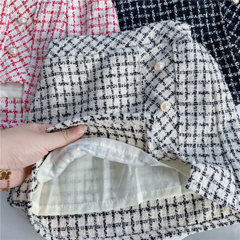 Autumn Girls Tweed Skirt Girls Skirt Kids Skirts