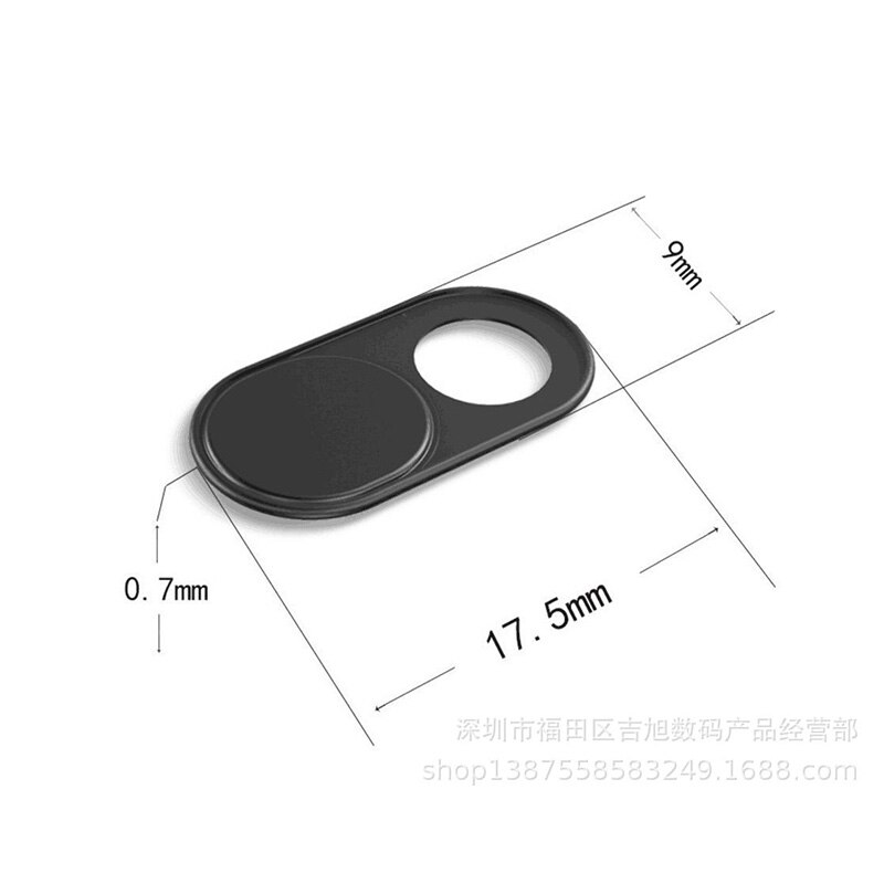 Webcam cover sluiter magneet schuif plastic universele anti-spion camera cover voor laptop ipad pc macbook privacy sticker