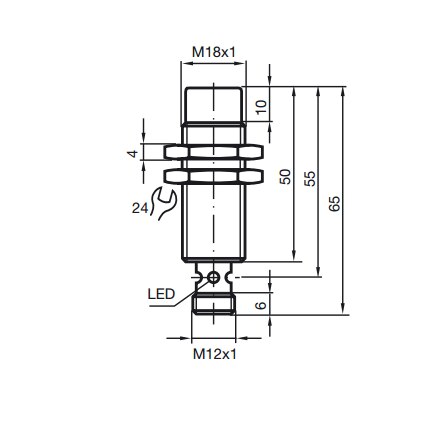 Inductive Capacitive Pnp Normally Open Induction Probe Sensor NRN15-18GS50-E2-V1 Proximity Switch