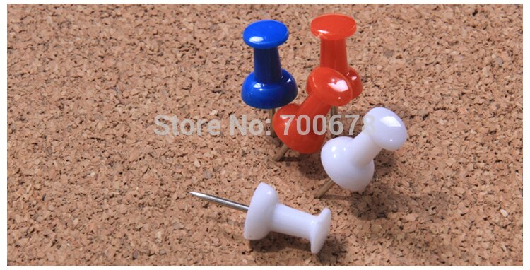 200 st/lot färgglad trycknål av mjukt kartongpapper