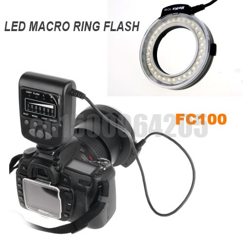 Luz de led para canon 5d2 5d3 60d nikon d5100 d7000 d7100 d7200 d600 d610 d750 d3200 d3100 d800 d810