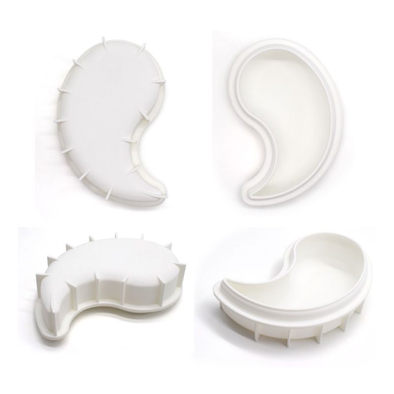 YIN YANG – moules 3D en Silicone, moule de décoration, pour pâte de sucre et bonbons, ustensiles de cuisson Y1QB