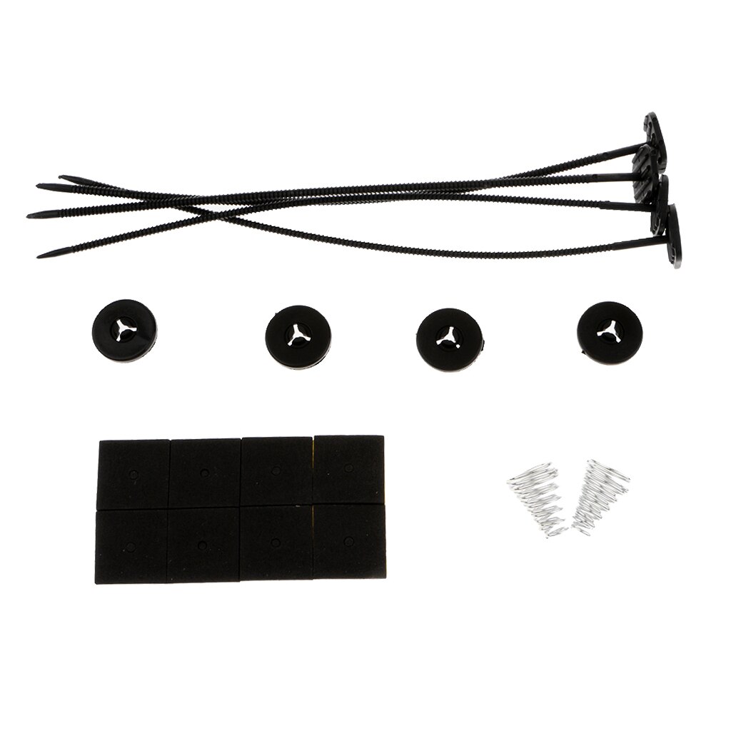 Electric Radiator Fan System Installation Kit Tie Strap Pads Heat resistant components
