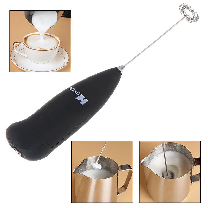 Stainless steel electric whisk Mini coffee blender Automatic Milk Frother Bubbler Stirrer Kitchen Automatic Handheld Foam Maker