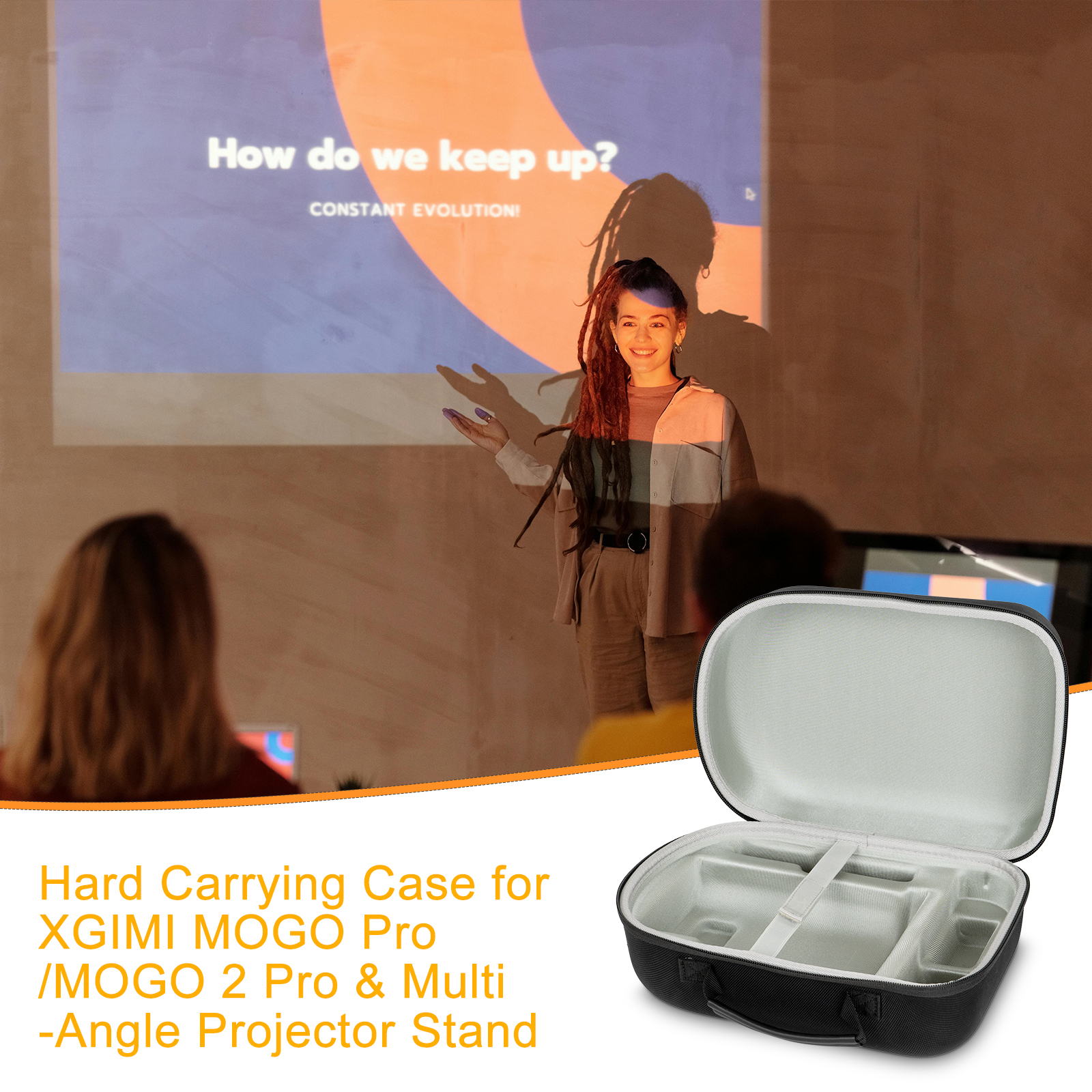 Portable Storage Bag Case For XGIMI MOGO Pro MOGO 2 Pro Hard EVA Travel Carrying Case For Projecter Accessories