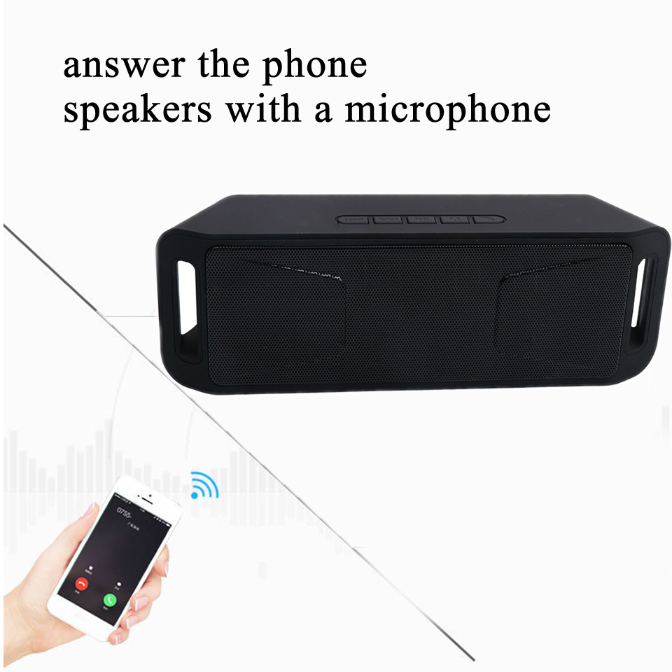 Auto Bluetooth Subwoofer Draadloze Bluetooth 4.0 Stereo Subwoofer Speakers TF USB FM Radio Ingebouwde Microfoon Dual Bass Klankkast