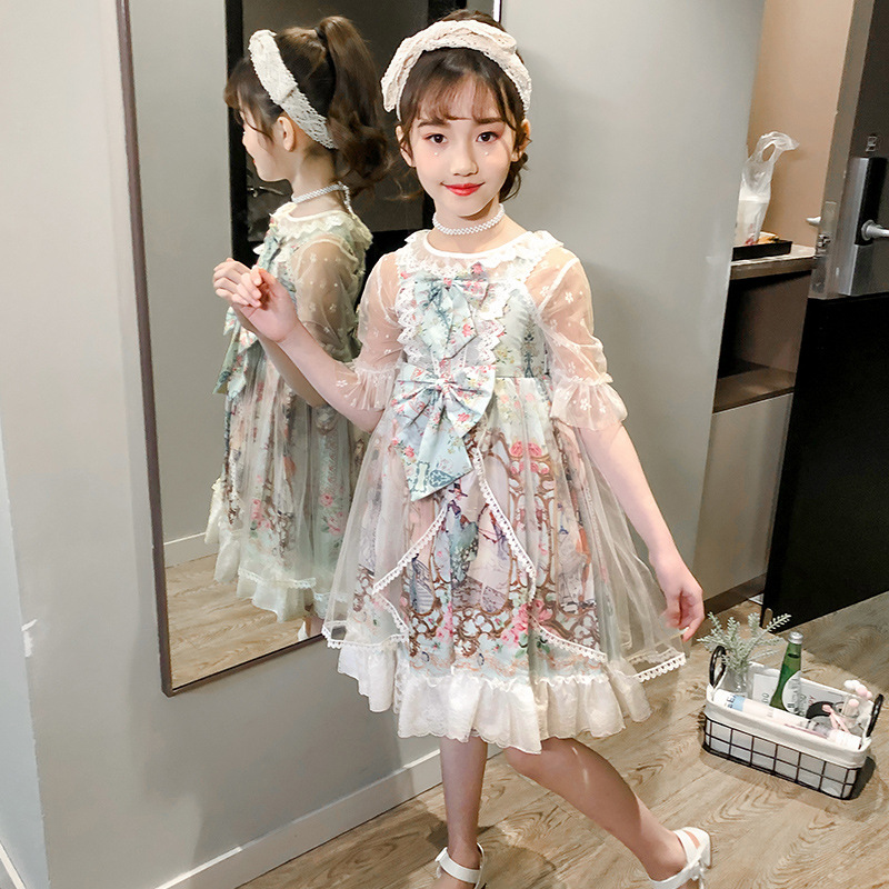 Lolita Kawaii Kleid Für Mädchen gotisch Lolita Spitze Felsen Japanischen Süßen Lolita Kostümich freundlicher Tee Party Leistung Kleid VO817