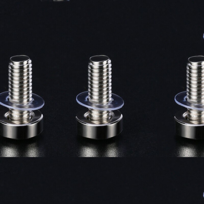 20 50 100pcs Crown Nickel Plated Steel Cabinet Screw Female Seat Nut M6*16mm 20mm Computer Patch Panel Network Server PDU