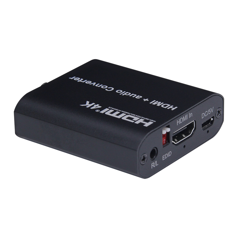 Video Audio Switcher HD Audio Converter Optical Coaxial Audio Output to Amplifier or Speaker 4K Audio Video Separator
