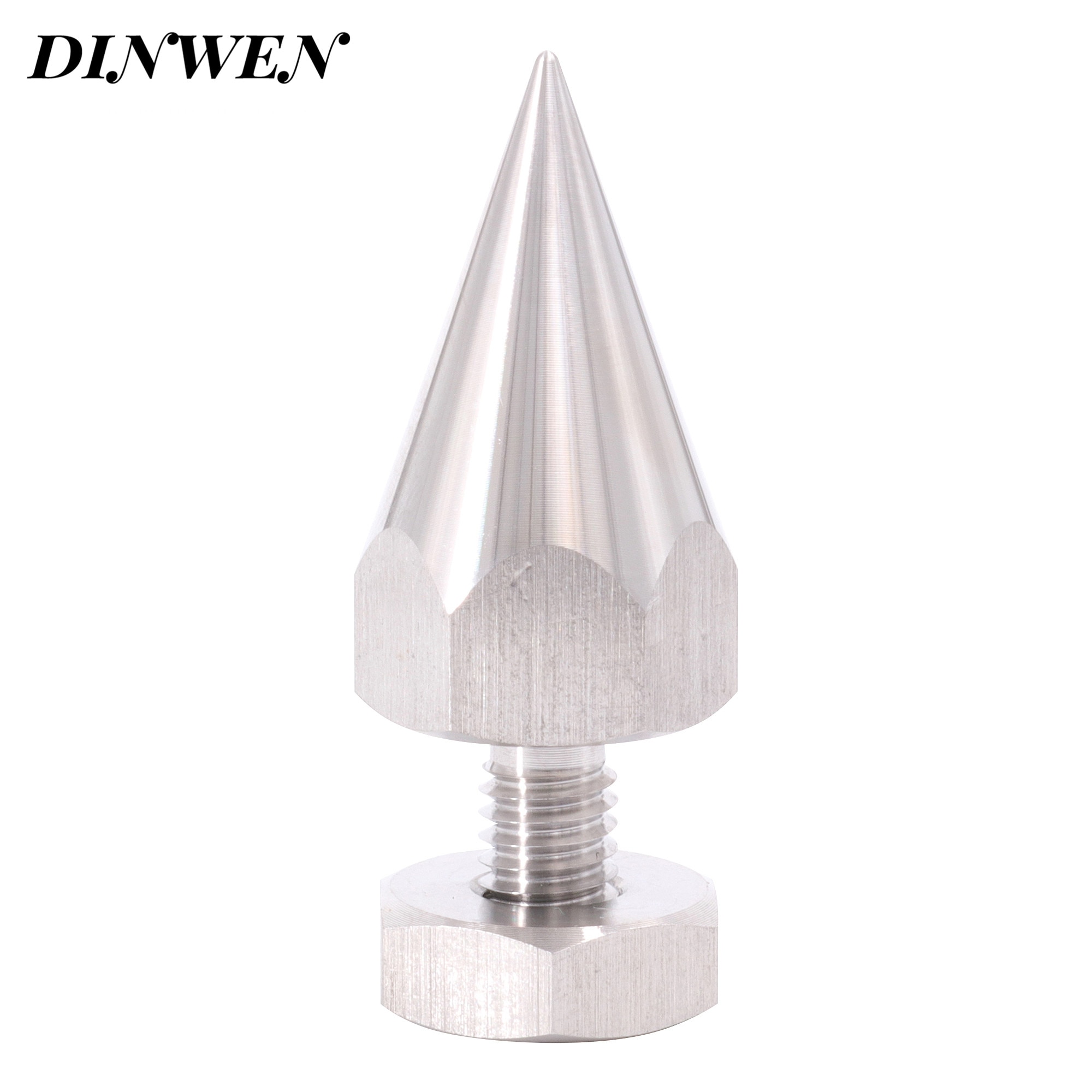 304 Stainless Steel Speaker Spike M6 M8 M10 Thread AMP Studio Monitor Turntable Pad 40mm Instrument Isolation Stand Cone Foot