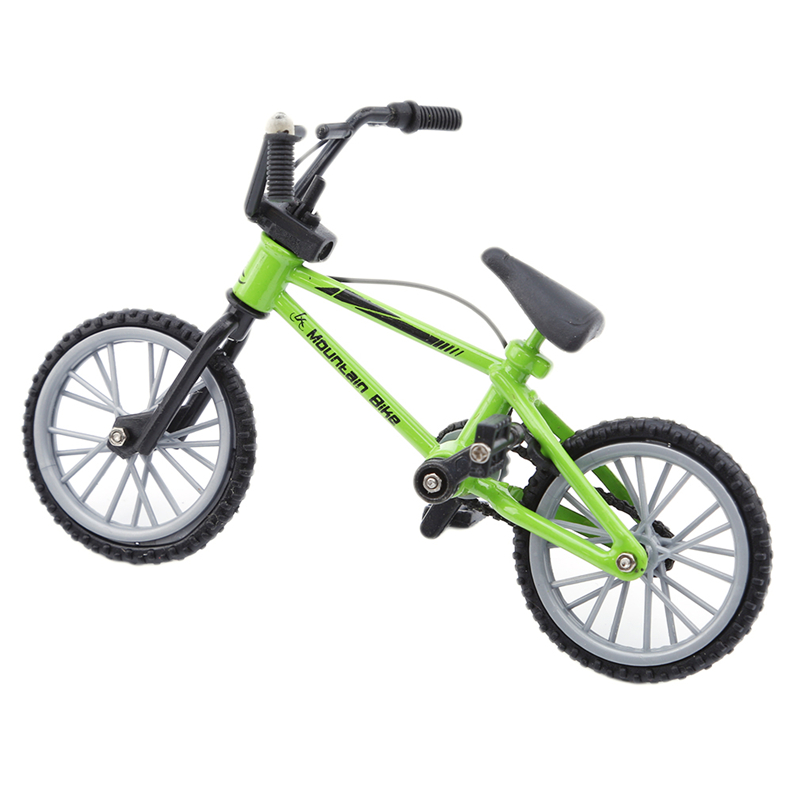 Gribebræt cykellegetøj med bremsereb blå simuleringslegering finger bmx cykel børn mini størrelse