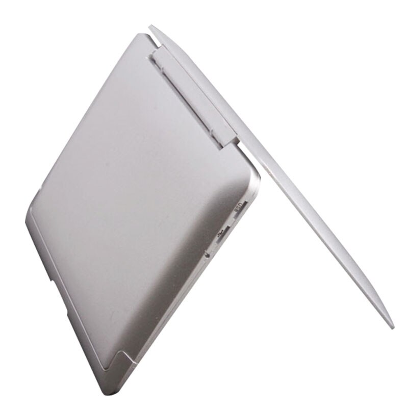 Mirrorbook Air Mini Novel Makeup Mirror MacBook Air Shaped Cosmetic Pocket Compact (Silver) ZGOOD