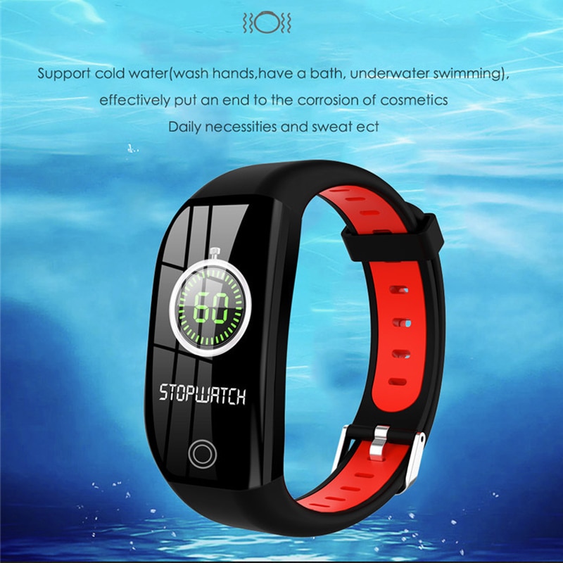Hembeer Smart Armband Fitness Tracker Hartslagmeter Bloeddruk Horloge Klok Kleurrijke Touch Screen