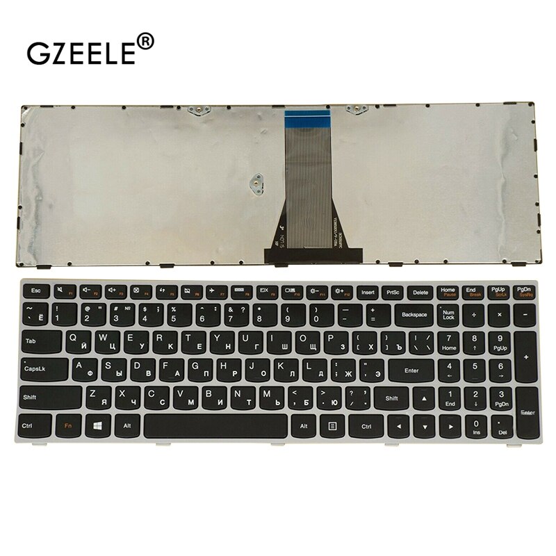 Teclado portátil RU para LENOVO G50-70 G50-45 B50 G50 G50-70AT G50-30 Z50 G50 Z50 B50 G50-70 B70-80 Z70-80 ruso: SILVER