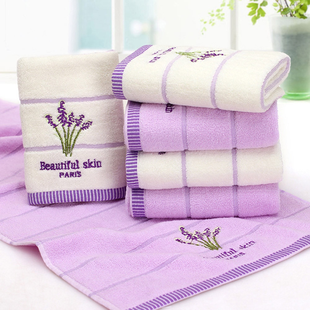 Handdoeken Badkamer Katoen Super Zacht Gezicht Handdoeken Katoen Lavendel Aromatherapie Zachte Bad Hand Gezicht Handdoek Laken Set K704