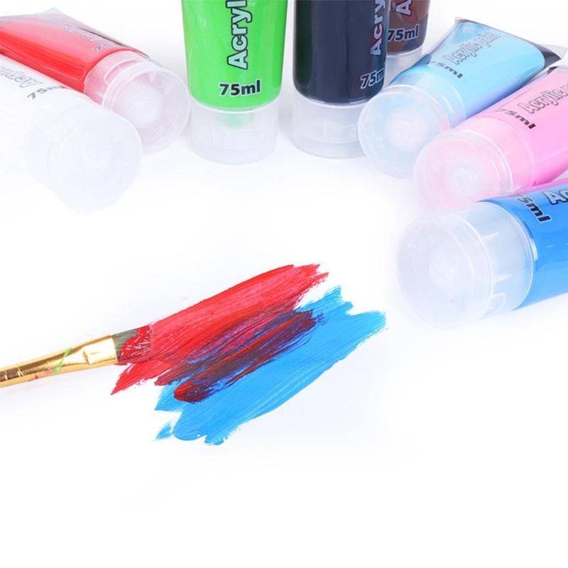 Afwasbare kleurrijke aquarelverfset voor kinderen, nagelverf, vingerverven, doe-het-zelf, vingerverven, knutselen, kaarten maken voor kinderen , 0-12 speelgoedjes