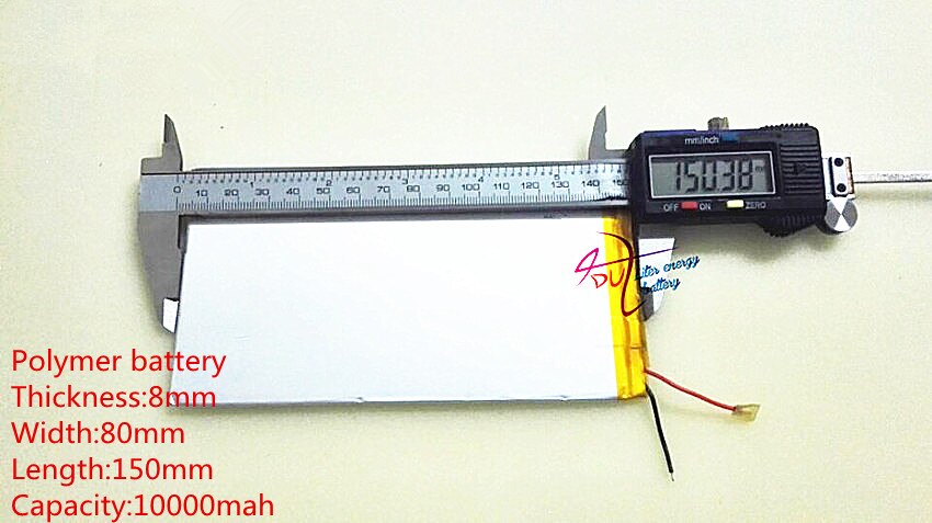 li-po 3.7 V 10000 mah tablet battery brand tablet gm lithium polymer battery 8080150