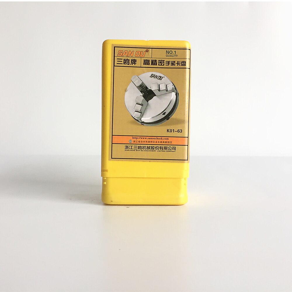 Three jaw self-centering wood lathe chuck 63mm K01-63 for small wood lathe