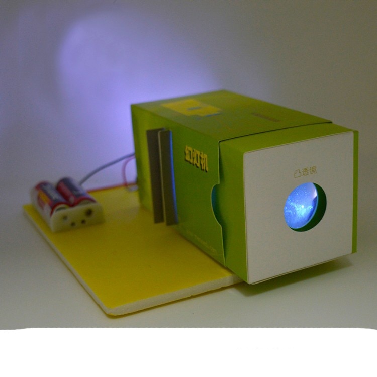 DIY science and technology small production slide projector gizmo small toys physics experiment tools no battery