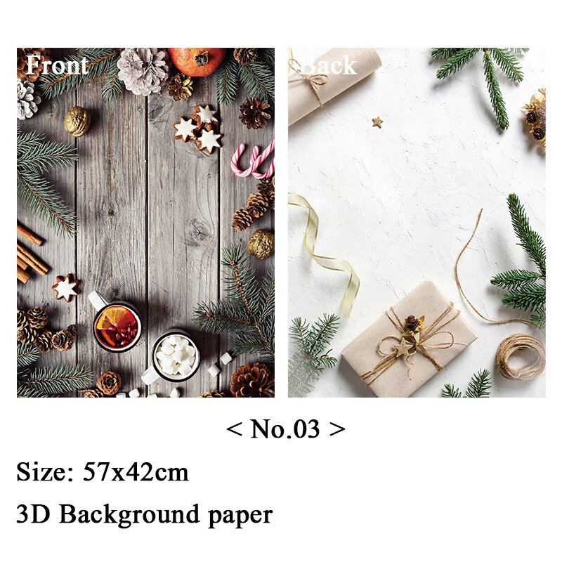 INS Photography Backdrops Material 2 Sided HD Cement Texture Cardboard Studio Photo Background Props Fotografia for Food Drink: 57x42cm  INS No.3