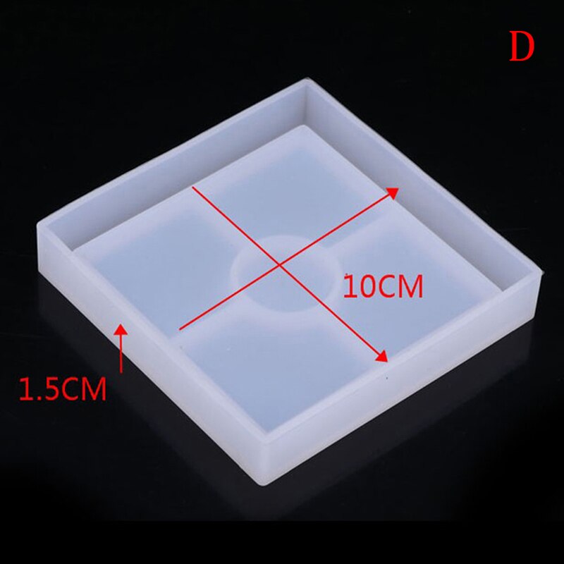 Silikoneform diy bord sæt form gips aromaterapi bil dekoration skimmel: D