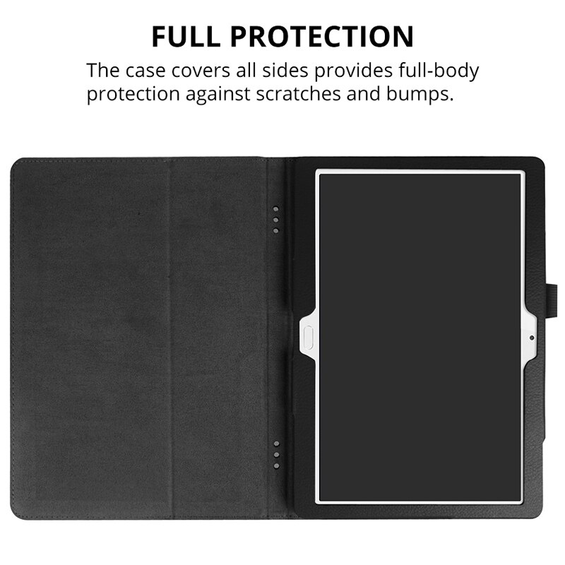 Hoesje voor huawei mediapad  m3 lite 10 bah -w09 bah -al00 ultradunne flip stand pu leren hoes voor huawei  m3 lite 10.1 tablet funda