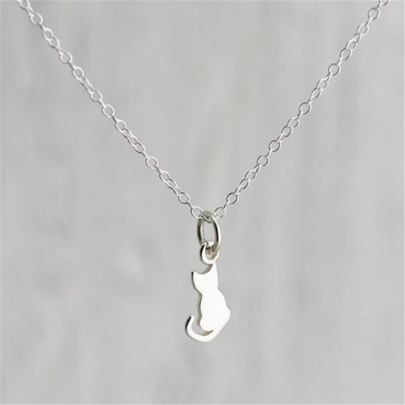 Inmaker 925 Sterling Zilveren Ketting Vrouwen Anniversary Party Kat Ketting Zilveren Ketting Chokers Ketting Meisje Dier Collier