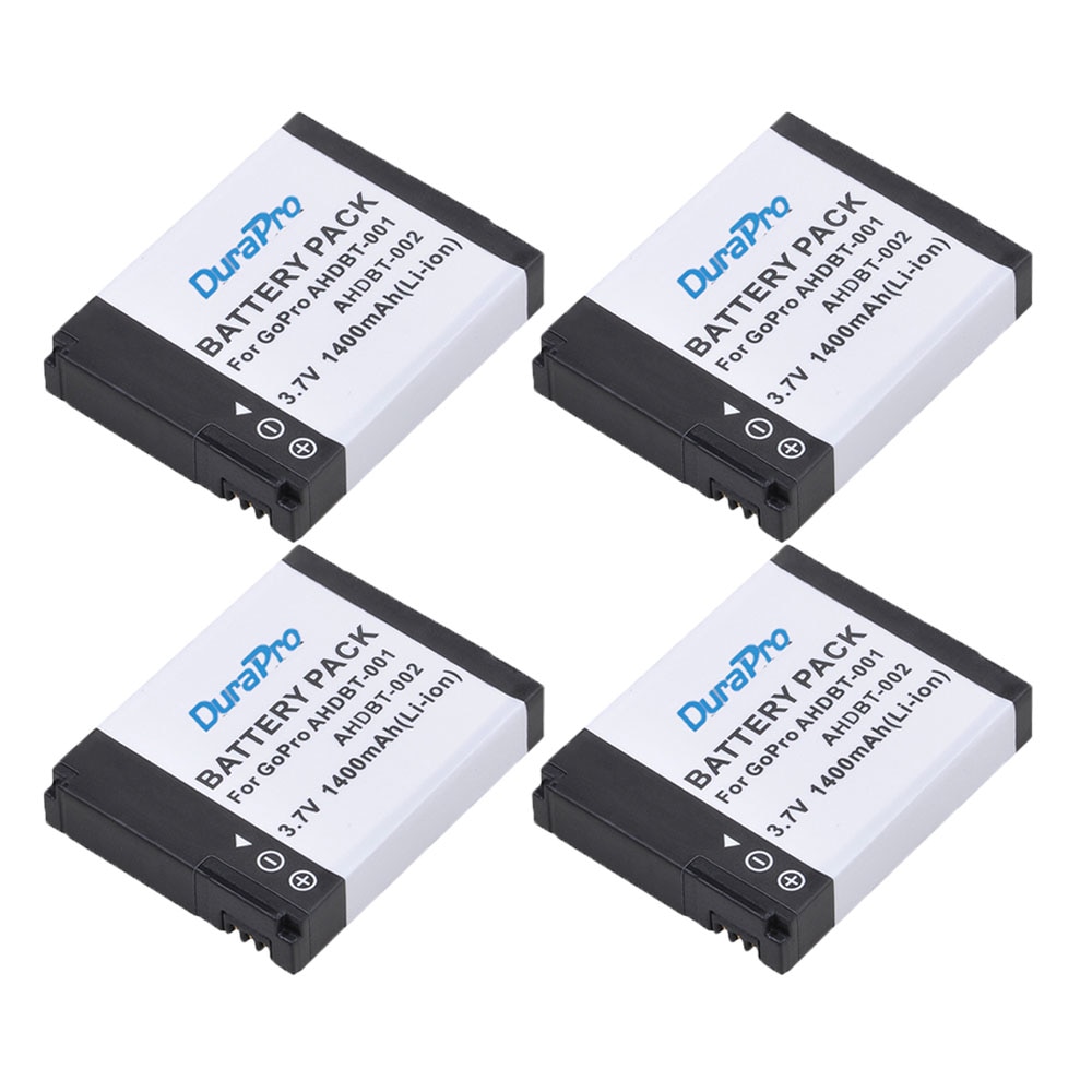 Batterie Li-ion pour GoPro HD Hero 1/2/Hero1/Hero2, 1400mAH, AHDBT-001, AHDBT-002, AHDBT 001 002, pour sports motorisés, Surf en plein air, 960