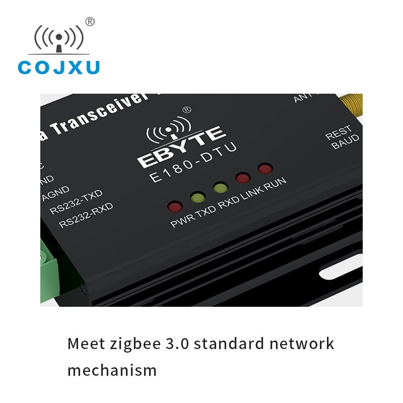 Zigbee 3.0 rs232 ad hoc rede iot transceptor rádio sem fio modem E180-DTU (ZG120-232)
