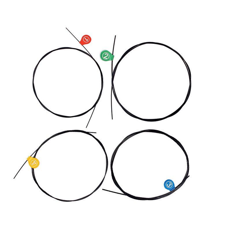 Ukulele Nylon Strings Strings for 21/ 23/ 26 / 28 Inches of Guitar Ukulele Part Black