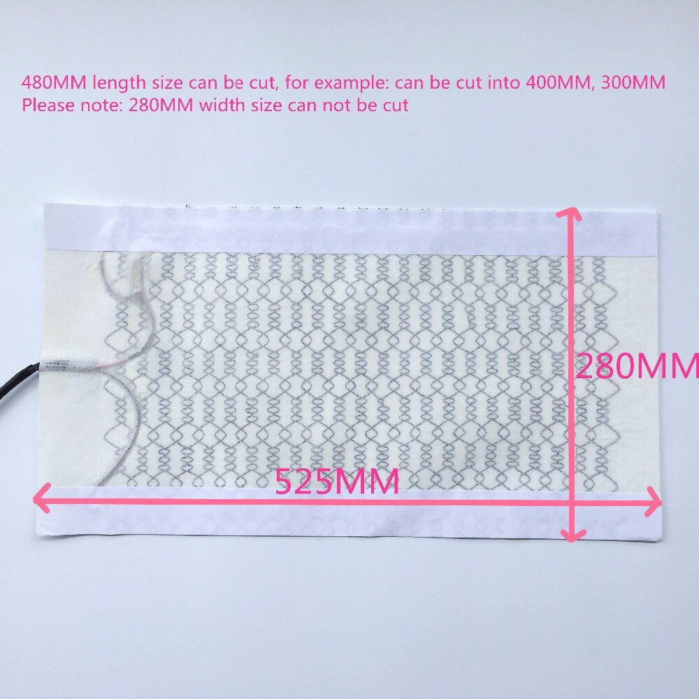 Bil Sædevarmer i Kulfiber - 12V Universal - Med Rund Afbryder