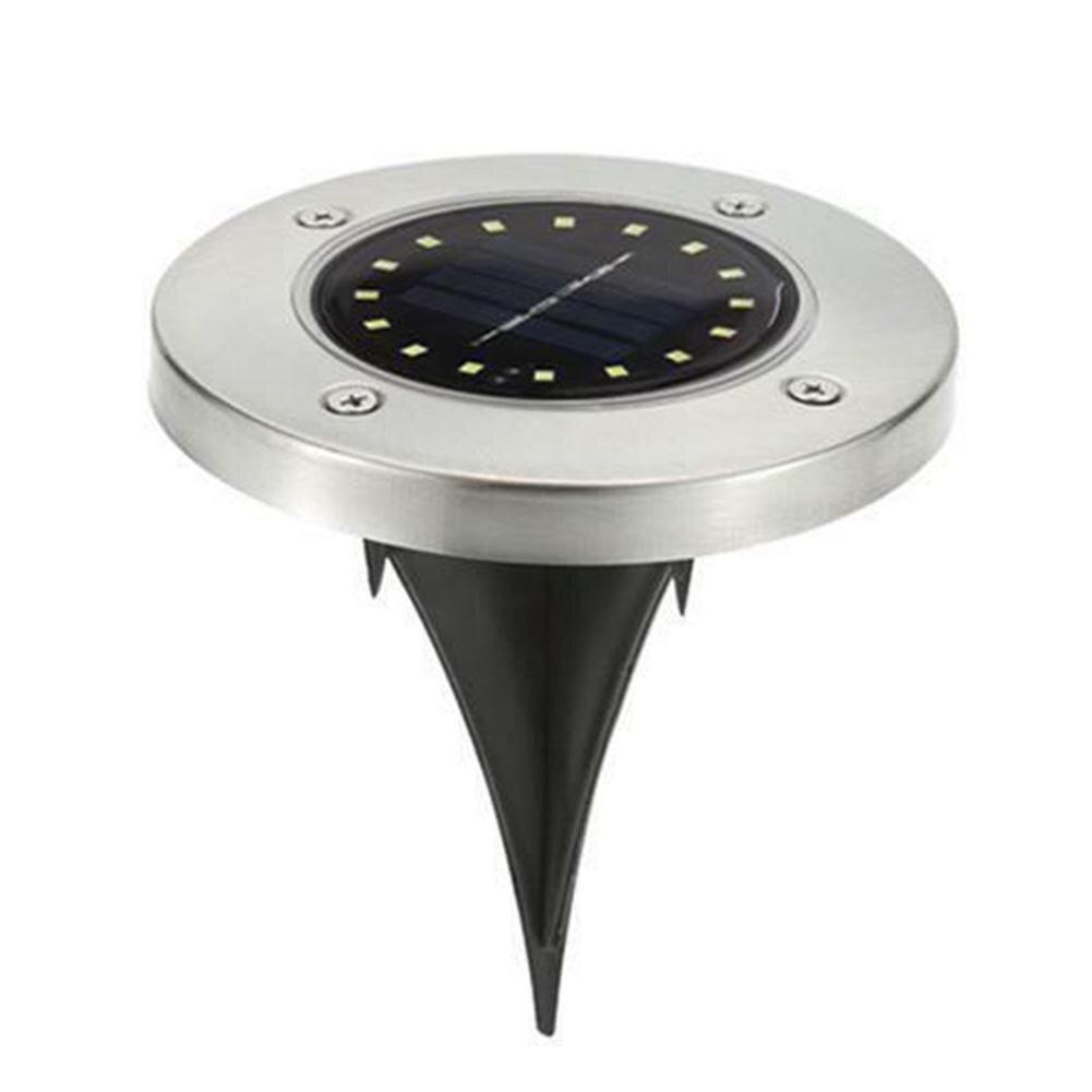 Buried Lamp 20 LED P65 Waterproof Solar Light Ground Lights Outdoor Garden Path Decoration Underground Decking Lampy: 1 white