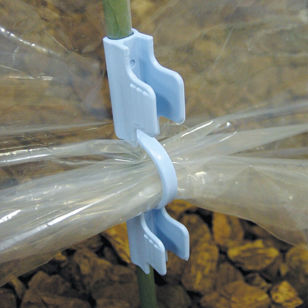 10Pcs Filme Com Efeito de Estufa Do Jardim Cobrir o Apoio Rod Grampos Sombrinha Net Grampos De Fixação