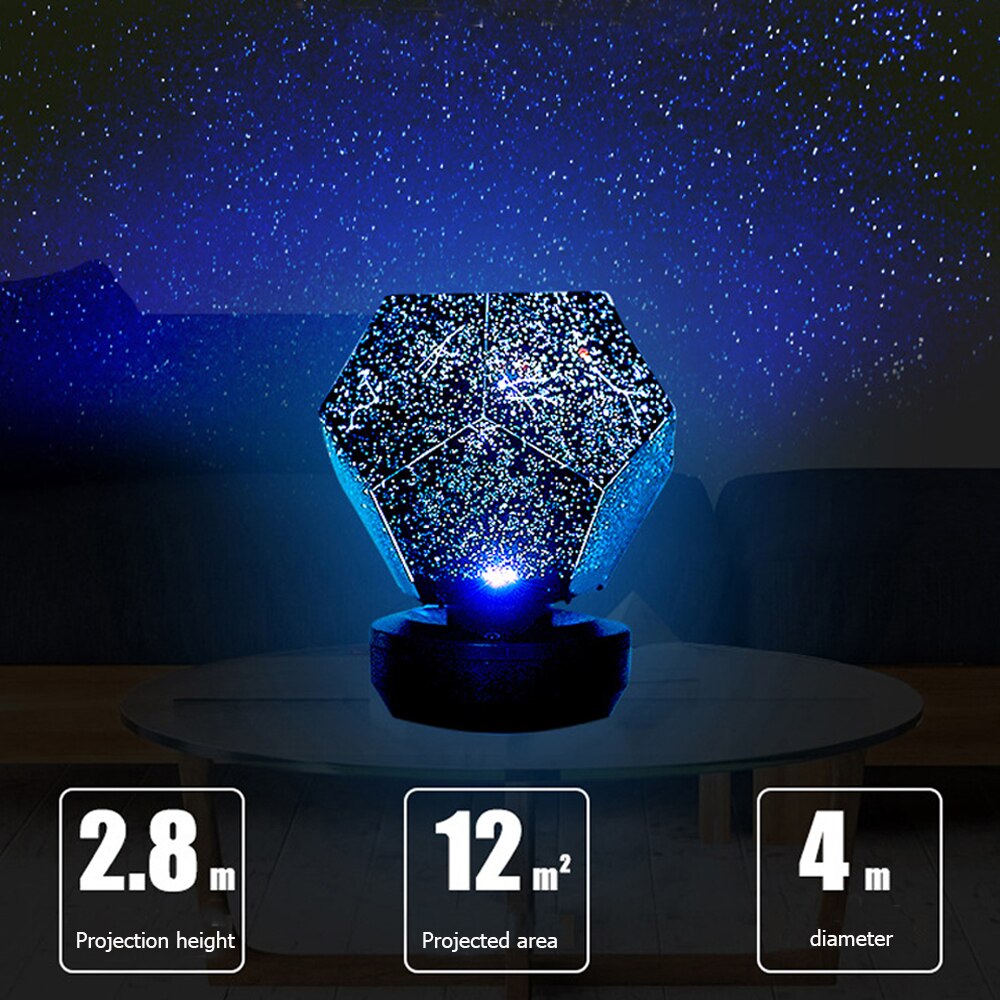 Starry night projection lamp rotating starlight projector fantasy romanceBedroom atmosphere projected starlight