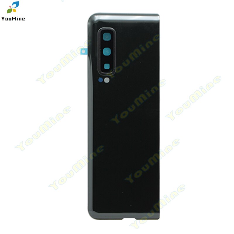 Voor Samsung Galaxy Vouw Glas Behuizing Batterij Cover + Camera Lens Voor Samsung Vouw SM-F900, f907 F900F F907F Terug Behuizing