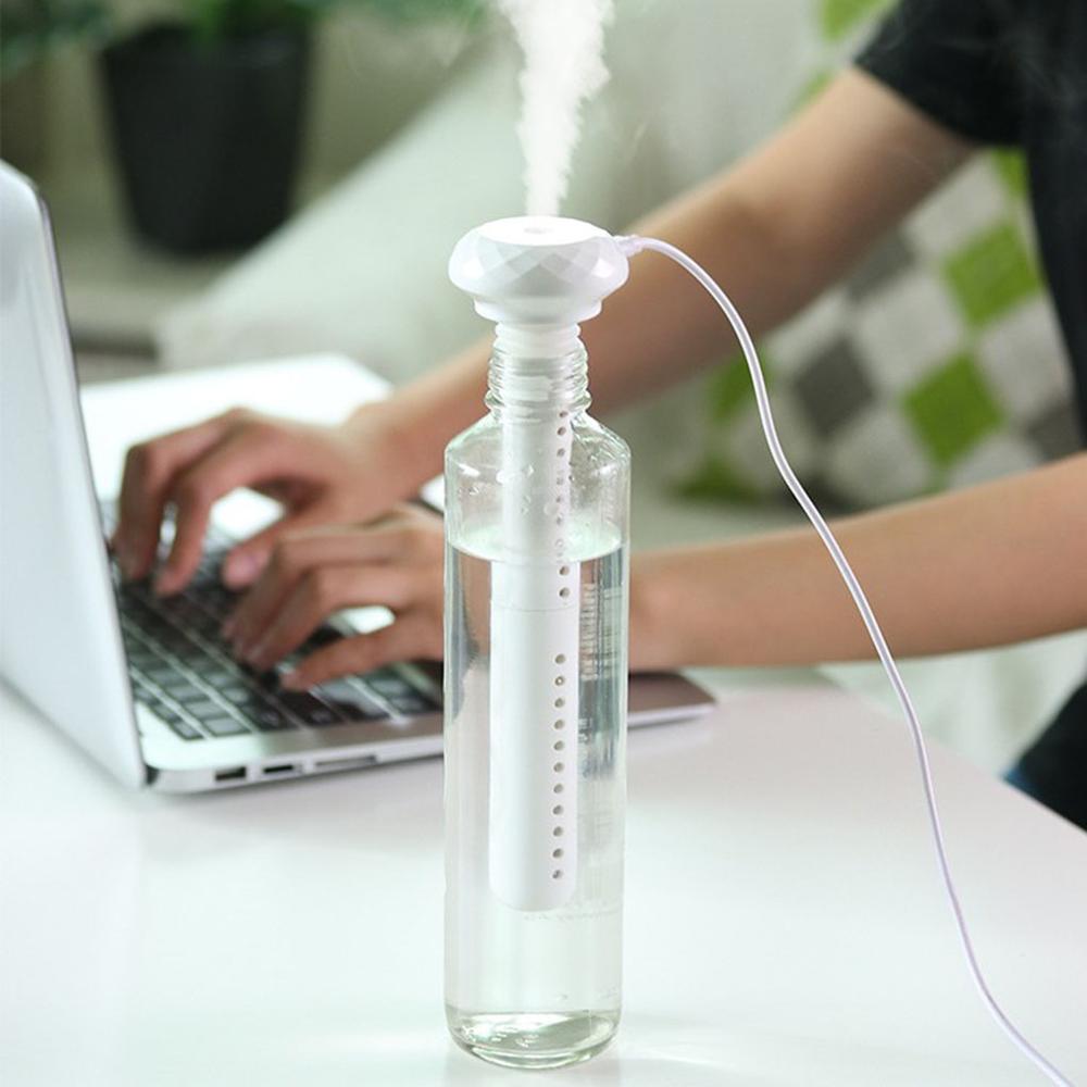 1 Pc Mini Humidifier Portable Air Humidifier Mini USB Powered Atomizer 35ml/h Home Office Room Car Bottle Humidifier