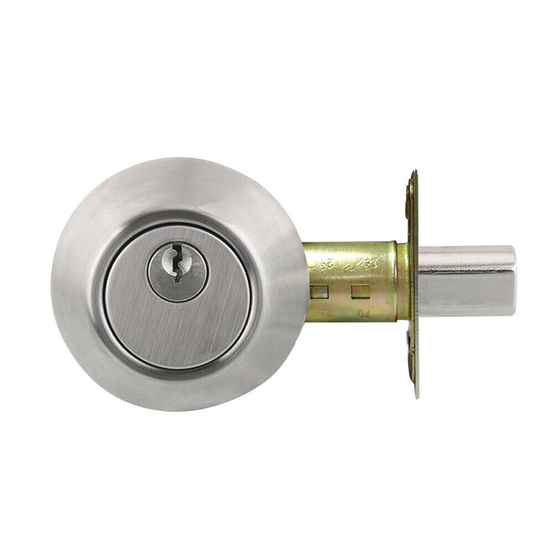 Home Door Gate Deadbolt Metal Dead Bolt Security Door Lock With Keys Safe Lock For Home Office Door Lock