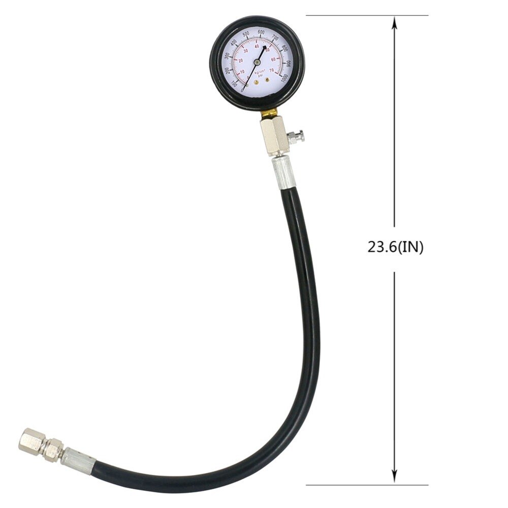 TU-15A Diesel Engine Compression Tester Tool Kit Cylinder Pressure Gauge 0~1000PSI