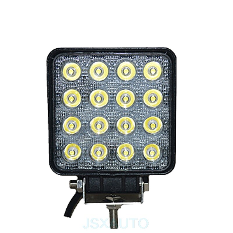 Lumière de travail pour pelle | Grande lampe, éclairage Boom 12V24V, accessoires pour pelle Kobelco SK Doosan CATERPILLAR CAT: 48W yellow
