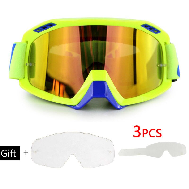 100% Mx Motorcycle Goggles Bril Crossmotor Googles Stofdicht Gafas Winddicht Atv Motocross Bril Sets: E