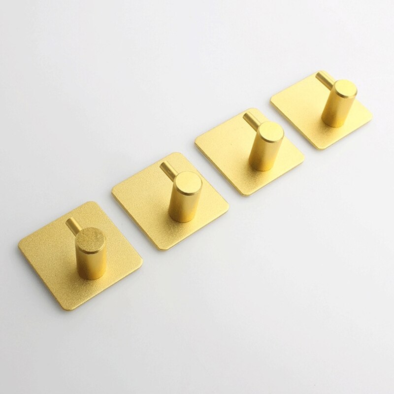 Auto-adhésif maison cuisine mur porte crochet porte-clés cuisine serviette cintre en aluminium M17D