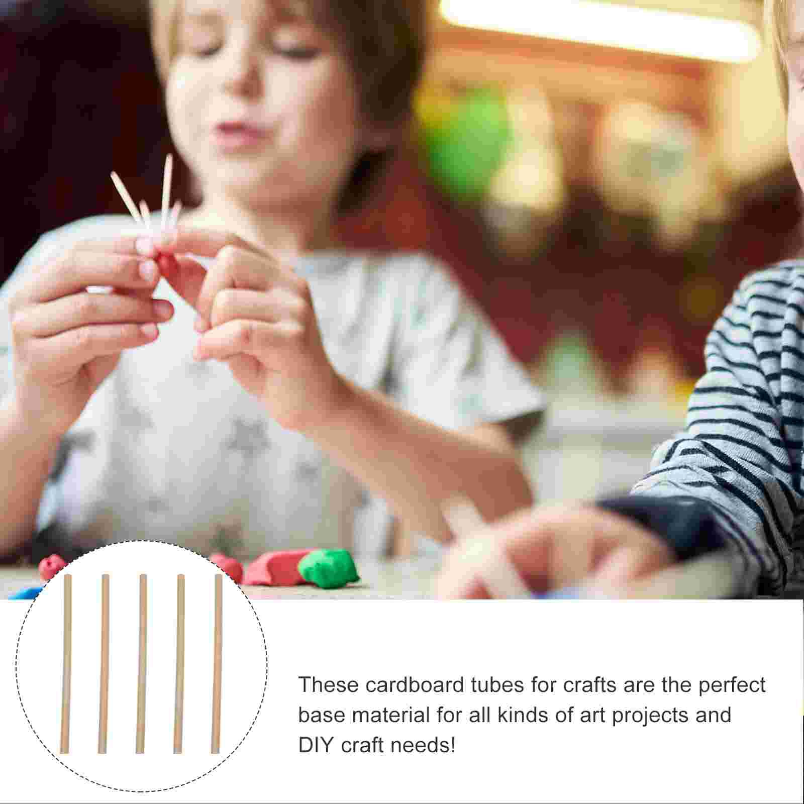 15pcs Cardboard Tubes Practical Poster Tubes Round Paper Tubes for Crafting