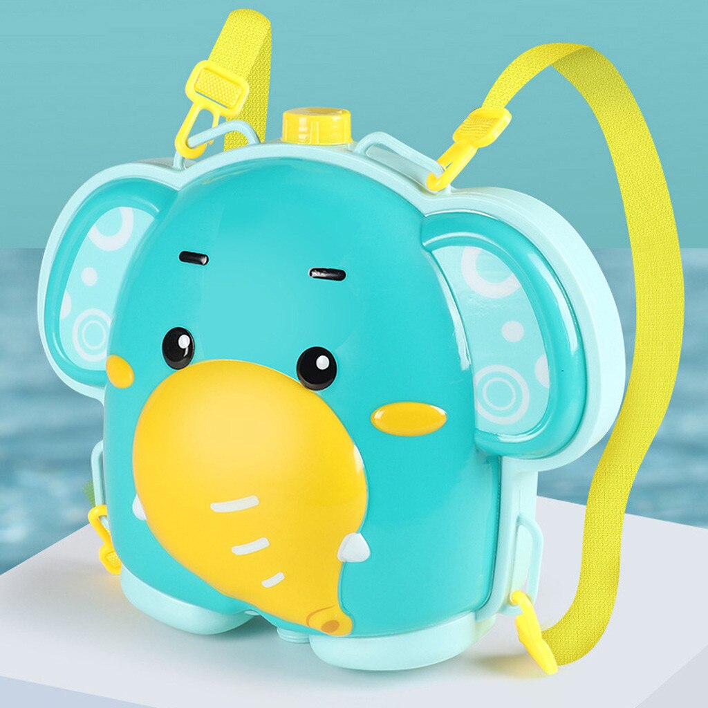 draussen Wasser Babys Karikatur Elefanten Rucksack Wasser Pistole Schlecht bat Strand Treiben 1900ML Kapazität Lange-Abstand Palette Spielzeug
