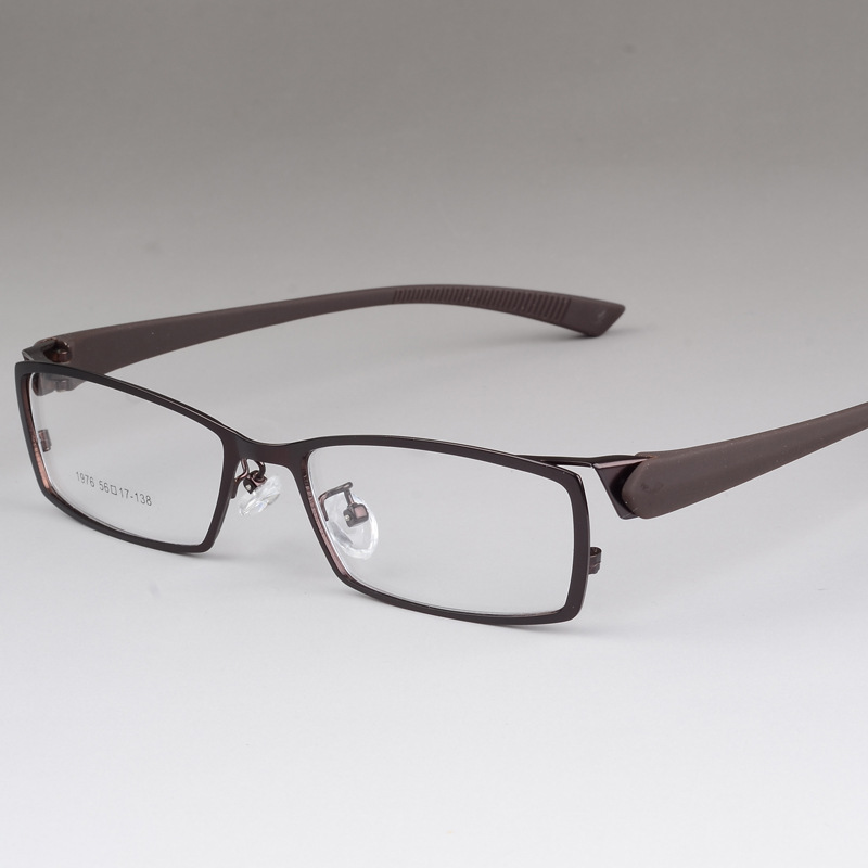 KLAR Neue Stil Männer Brillen Rahmen High-end-Business Männlich Auge Metall Brillenfassungen Komfortable männer Myopie Rahmen Gläser