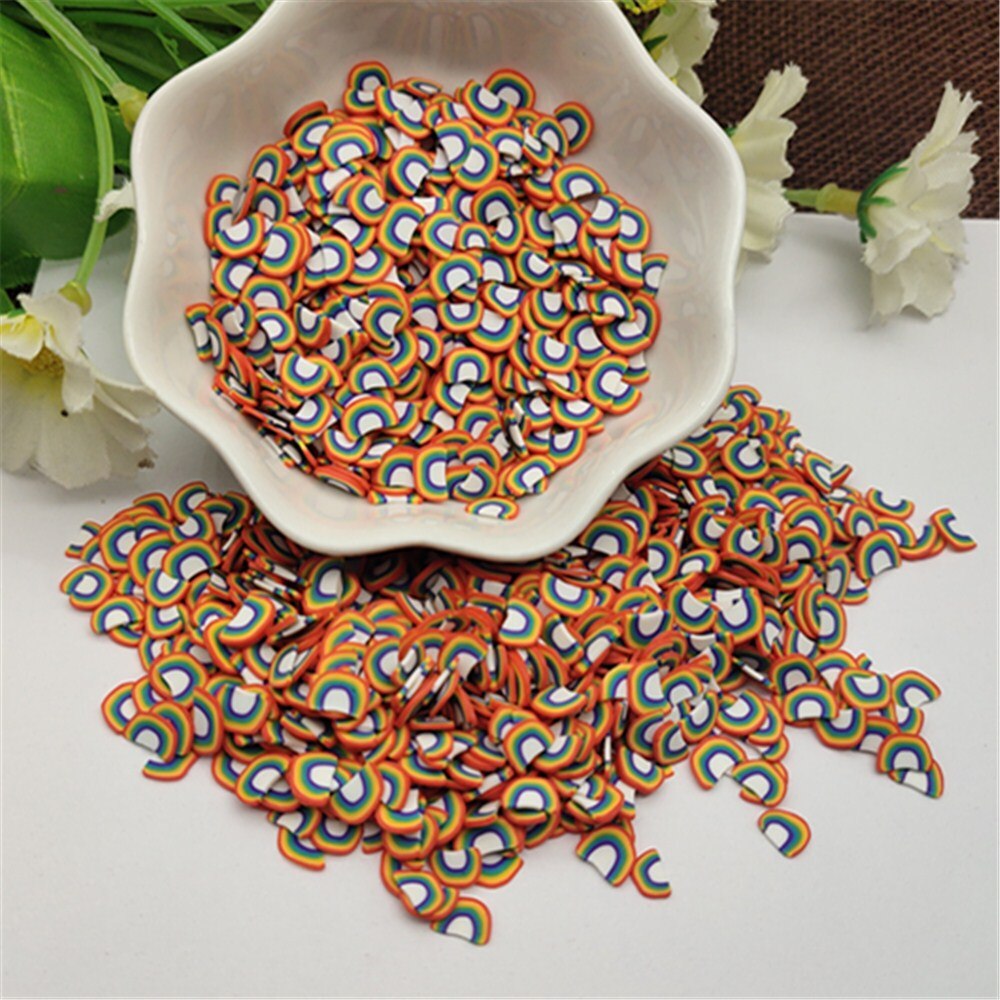 20g kerst halloween bloem vis doe-het-zelf benodigdheden nagels kunst polymeer transparante klei accessoires doe-het-zelf pailletten scrapbook shakes knutselen