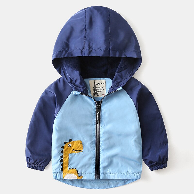 Manteau épais pour garçons, vêtements à capuche pour enfants, dessin animé, automne et hiver, , 7080, 19