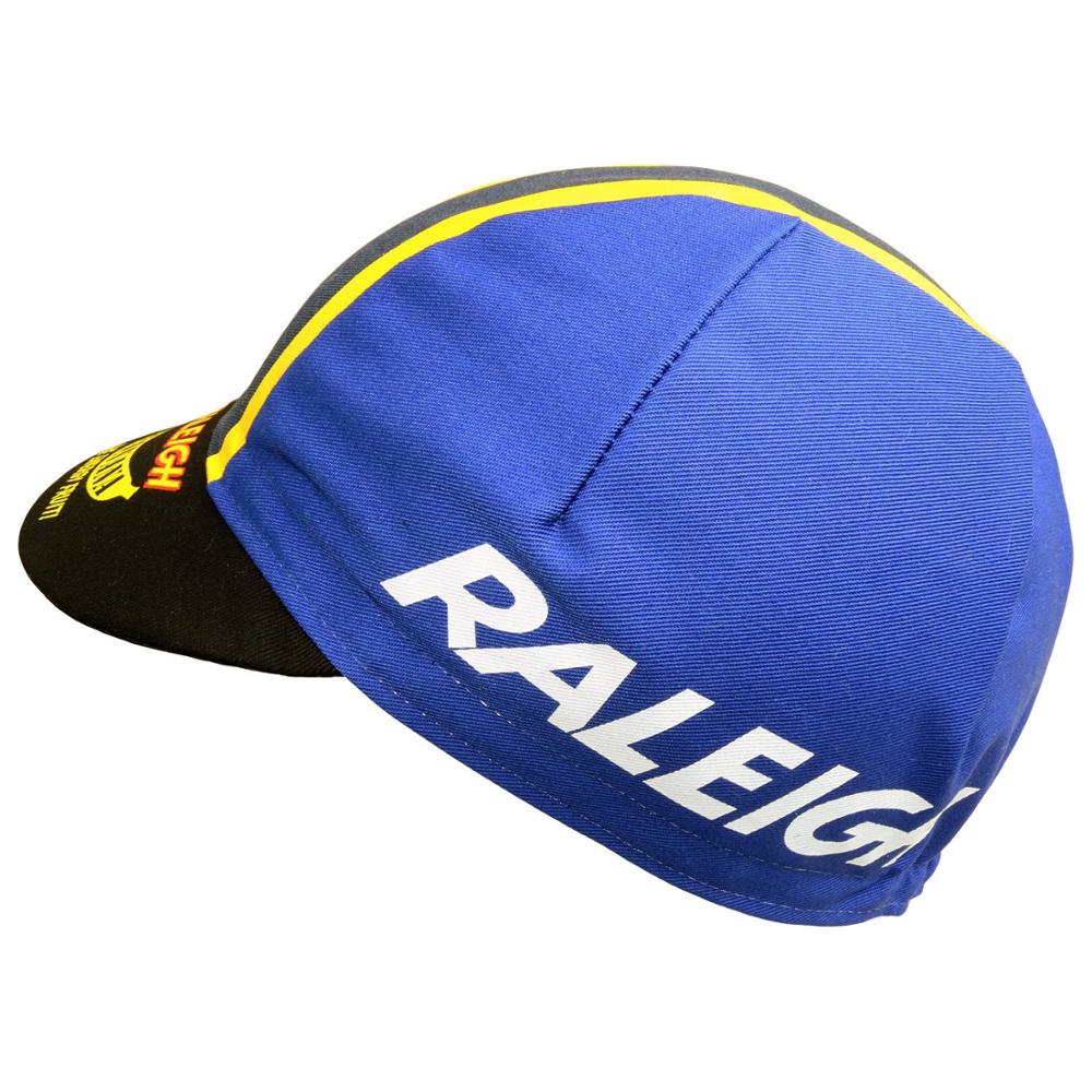 RALEIGH BANANA retro cotton yellow and blue two-color bicycle riding hat